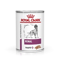 Корм консервированный диетический для взрослых собак Royal Canin Renal Canine для поддержания функции почек, паштет 0,41кг